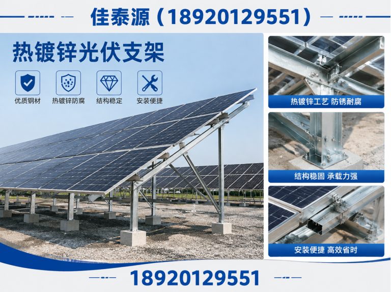宝坻区锌铝镁光伏支架展示图